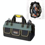 Borsa da cintura per elettricista con fondo in stoffa Oxford multifunzione Strumenti per la manutenzione Borsa a tracolla per borsa Comoda borsa per attrezzi, Dimensioni: 13 pollici