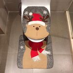 Set da toilette per decorazioni natalizie 2 in 1 alce