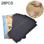 28 PCS LANHU grana 120-3000 carta vetrata per lucidatura a secco e ad umido ， Dimensioni: 22,9 x 9,1 cm