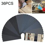 36 PCS LANHU grana 400-3000 carta vetrata per lucidatura a secco e ad umido ， Dimensioni: 22,9 x 9,1 cm