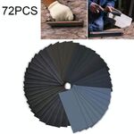 72 PCS LANHU grana 400-3000 carta vetrata per lucidatura a secco e ad umido ， Dimensioni: 22,9 x 9,1 cm