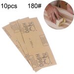 100 pezzi grana 180 carta vetrata per lucidatura a secco e ad umido ， dimensioni: 23 x 9 cm (giallo)
