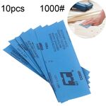 100 pezzi grana 1000 carta vetrata per lucidatura a secco e ad umido 1000 dimensioni: 23 x 9 cm (blu)