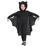Costume di Halloween Tuta per bambini Stile pipistrello Costumi Cosplay Tuta da palco Taglia: S, Altezza consigliata: 105-115 cm