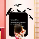 Adesivi murali in pasta di lavagna più spessi Adesivi decorativi per soggiorno Camera dei bambini Adesivi murali in tinta unita per ufficio