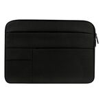 Borsa universale per laptop con tasche multiple indossabili in tessuto Oxford morbido portatile, Per Macbook da 15,6 pollici e inferiori, Samsung, Lenovo, Sony, DELL Alienware, CHUWI, ASUS, HP (nero)