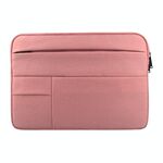Universale multi tasche indossabili in tessuto Oxford morbido portatile piacevole borsa per laptop portatile, Per Macbook da 15,6 pollici e inferiori, Samsung, Lenovo, Sony, DELL Alienware, CHUWI, ASUS, HP (rosa)