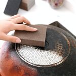 10 PCS Cucina Smeriglio Pulito Strofinare Pentola Ruggine Macchie Focali Spugna Strumento per Rimuovere