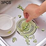 3 pezzi anti intasamento lavello da cucina tappo filtro scolapiatti coperchio di scarico tappo di scarico a pavimento scarico, dimensioni: 11 x 3,9 cm, consegna a colori casuali