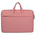 Borsa per laptop con cerniera portatile traspirante resistente all'usura, Per Macbook da 15,6 pollici e inferiori, Samsung, Lenovo, Sony, DELL Alienware, CHUWI, ASUS, HP (rosa)