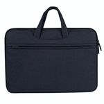 Borsa per laptop con cerniera portatile traspirante resistente all'usura, Per Macbook da 15,6 pollici e inferiori, Samsung, Lenovo, Sony, DELL Alienware, CHUWI, ASUS, HP (blu navy)