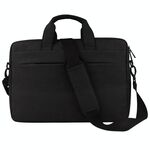 Borsa per laptop con cerniera a mano, sottile e leggera, resistente all'usura e traspirante con tracolla, Per Macbook da 15,6 pollici e inferiori, Samsung, Lenovo, Sony, DELL Alienware, CHUWI, ASUS, HP (nero)