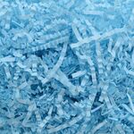 60g RF1101-20 Raffiti Filler Paper Grass Shredded Stropicciato Decorazioni per matrimoni Party Gift Box Filling (Sky Blue)