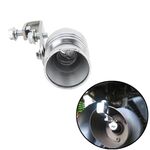 Universale in alluminio Turbo Sound Silenziatore di scarico Tubo Fischietto Simulatore di auto Whistler, Dimensioni: L