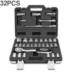 32 PCS Set di chiavi a cricchetto Set di strumenti hardware combinati per riparazioni auto