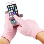 Guanti schermo HAWEEL tre dita Touch per i bambini, Per iPhone, Galaxy, Huawei, Xiaomi, HTC, Sony, LG e altri dispositivi Touch Screen (colore rosa)