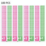 100 PCS Salviettine umidificate Proteggi schermo Accessori Alcol per pad Panno per la pulizia dello schermo dell'orologio del telefono cellulare