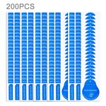 200 PCS Assorbitore di polvere Guida LCD Adesivo per polvere per vetro dello schermo