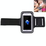Custodia da braccio sportiva per iPhone 8 Plus e 7 Plus con tasca portachiavi (nera)