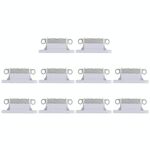 Connettore porta di ricarica 10 PC per iPhone X (grigio)