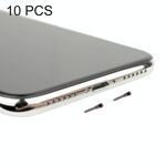 10 viti per porta di ricarica PC per iPhone X (bianco)