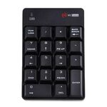 MC Saite SK-51AG 2 in 1 Tastiera wireless numerica USB 2.4G e mini calcolatrice per PC desktop laptop (nero)