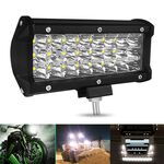 Striscia LED a 3 file da 7 pollici 18W 1800LM a 3 file di lavoro per rimontare la lampada per fuoristrada