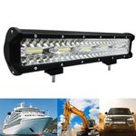 Striscia LED da 15 pollici 75W 7500LM 6000K che lavora per rimontare la luce della striscia del tetto della lampada del fuoristrada