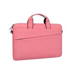 ST03S 15.6 pollici Doppia universale Tasche doppie Laterali indossabili Oxford Panno Soft Maniglia portatile Tablet Tablet Bag (Rosa)