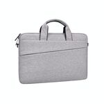 ST03S 15.6 pollici doppia tasche laterali indossabili Oxford panno morbido maniglia portatile tablet tablet bag (grigio)