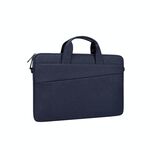 ST03S 15.6 pollici Doppio lato tasche laterali indossabili Oxford Panno Panno Morbido Portatile Tablet Bag (blu navy)