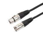 Cavo per microfono da XLR maschio a XLR femmina a 3 pin da 10 m