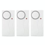 Sicurezza domestica Telecomando senza fili Porta finestra Sirena Sensore magnetico Avviso di allarme, 1 telecomando + 3 sensori magnetici