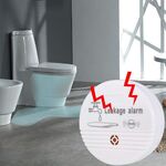 Sensore rilevatore di perdite d'acqua a 360 gradi Sensore di perdite d'acqua in volume 85dB per cucina domestica, WC, pavimento