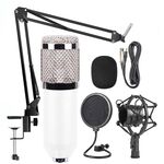 BM-800 Network K-Song Set microfoni in metallo di fascia alta dedicati con montaggio antiurto (bianco)