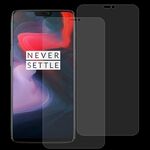2 PCS 0.26mm 9H 2.5D Pellicola in vetro temperato per OnePlus 6