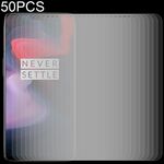 50 PCS 0.26mm 9H 2.5D Pellicola in vetro temperato per OnePlus 6, senza confezione