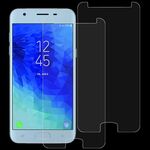 Pellicola in vetro temperato 2PCS 9H 2.5D per Galaxy J3 (2018)