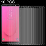 Pellicola in vetro temperato 10PCS 9H 2.5D per Galaxy J8 (2018)
