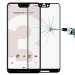 Pellicola in vetro temperato a schermo intero con bordo curvo 3D da 0,3 mm 9H per Google Pixel 3 XL