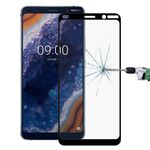Proteggi schermo in vetro temperato per schermo intero 9H 9D per Nokia 9 (nero)