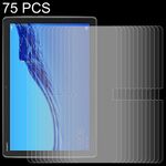 75 PCS 0.26mm 9H Durezza superficiale Pellicola in vetro temperato antideflagrante per Huawei MediaPad M5 lite 10.1