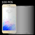100 PCS per Meizu Meilan X 0.26mm 9H Durezza superficiale 2.5D Pellicola per schermo in vetro temperato antideflagrante