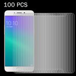 100 PCS per Oppo R9 0.26mm 9H Durezza superficiale 2.5D Pellicola per schermo in vetro temperato antideflagrante
