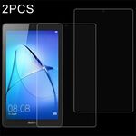 2 pezzi per HUAWEI MediaPad T3 7.0 pollici 0.3mm 9H Durezza superficiale Protezione schermo in vetro temperato a schermo intero