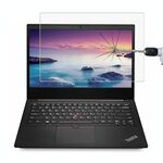 Pellicola in vetro temperato a schermo intero con durezza superficiale 9H da 0,4 mm per Lenovo ThinkPad E485 da 14 pollici