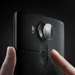 Pellicola in vetro temperato per obiettivo della fotocamera posteriore da 0,2 mm 9H 2.5D per LG V10