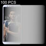 100 PCS per Huawei Honor Play 7X 0.26mm 9H Durezza superficiale 2.5D Pellicola per schermo in vetro temperato antideflagrante