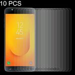 10 pellicole in vetro temperato 9H 2.5D da 0,26 mm per Galaxy J7 Duo