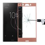 Per Sony Xperia XZ1 Compact 0.26mm 9H Durezza superficiale 3D Protezione schermo in vetro temperato a schermo intero (oro rosa)